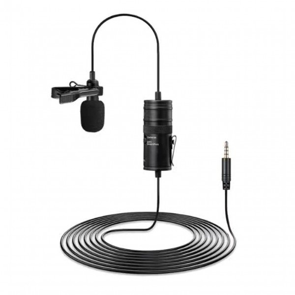 Clip-On Microphone M1 Phone / Camera / Laptop / Live Streaming / Voice Control / Vlog / Video Recording Noise Reduction Microphone