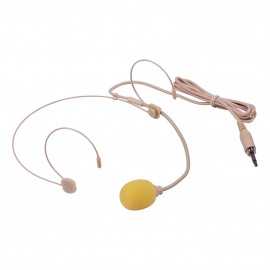 Good Quality Headset Microphone Condenser Mic 3.5mm Interface for Wireless Bodypack Transmitter 