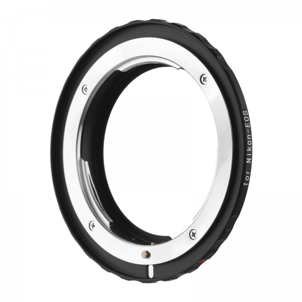 Andoer Nikon-EOS Camera Lens Adapter Ring with Infinity Focus Replacement for Nikon F/AF AI AI-S Camera Lens to Canon EOS EF/EF-S Mount Cameras EOS 1DS 1D 5D 7D 60D 600D