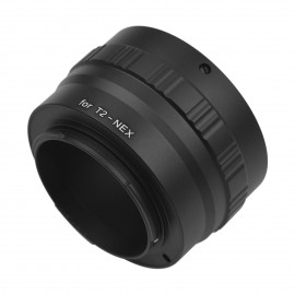 T2-NEX Metal Lens Mount Adapter Ring T/T2 Mount Lens Adapter Replacement for Sony NEX-7/NEX-6/NEX-5/NEX-5C/NEX-5N/NEX-5R/NEX-5T/NEX-3/NEX-C3/NEX-F3/NEX-3N NEX E-Mount Mirrorless Cameras