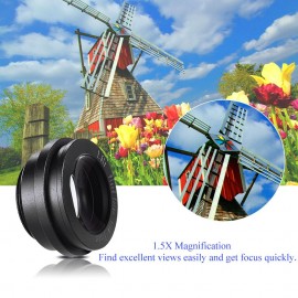 1.51X Fixed Focus Viewfinder Eyepiece Eyecup Magnifier for DSLR Camera w/ 2 * Eyepatch