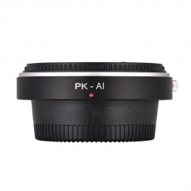 PK-AI Lens Mount Adapter Ring with Optical Glass for Pentax K Mount Lens to Fit for Nikon AI F Mount Camera Body Focus Infinity