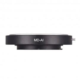 MD-AI Lens Mount Adapter Ring with Corrective Lens for Minolta MD MC Mount Lens to Fit for Nikon AI F Mount Camera for D3200 D5200 D7000 D7200 D800 D700 D300 D90 Focus Infinity