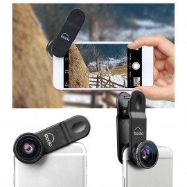 Professional HD 0.3X Ultra-Wide Angle Lens Clip-on Phone Camera Lens Add-on Lens Camera Lens No Dark Corner Compatible with Most Smartphones