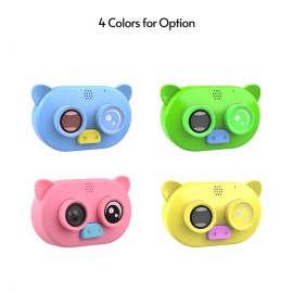 1080P Kids Digital Camera High Resolution Video Camcorder with Soft Silicone Shell 2 Inch Large Screen Hanging Rope