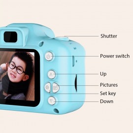 1080P High Resolution Kids Digital Camera Mini Video Camcorder with 13 Mega Pixels 2 Inch Large IPS Display Screen  for Boys Girls