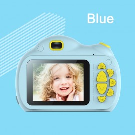 Portable Intelligent Focus Mode Large Screen Children Camera Cartoon Mini Dual Lens Digital Camera For Children Without Storage Card