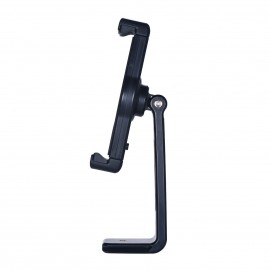 Universal Tablet Tripod Mount Adapter Adjuatable Tablet Clamp Holder with 1/4 Inch Screw Hole Dual Cold Shoe Mount Replacement for iPad Air/ iPad Mini/ iPad Pro