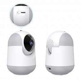 1080P Smart WiFi Camera Indoor Wireless Security Camera 355° Rotatable Auto Tacking Two-Way Talk Night Vision Motion Detection Mobile Phone APP Remote Control for Baby Pet Home Monitoring