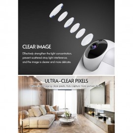 1080P Smart WiFi Camera Indoor Wireless Security Camera 355° Rotatable Auto Tacking Two-Way Talk Night Vision Motion Detection Mobile Phone APP Remote Control for Baby Pet Home Monitoring